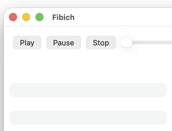 Early Fibich playback HUD interface